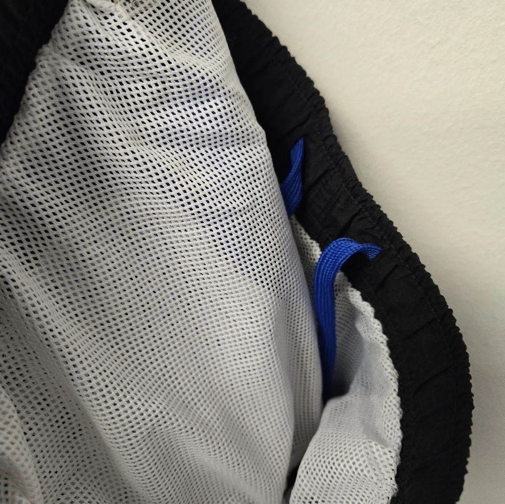 O'rageous Stripe Swim Trunks Blue Black XL